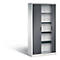 C+P Omnispace rolluikkast, H1980B1000T420 mm, lichtgrijs/zwartgrijs