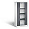 C+P Rollladenschrank Omnispace, H1660B800T420 mm, Lichtgrau/Schwarzgrau