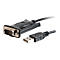Schwarzes USB-zu-Seriell-Kabel mit Steckern an beiden Enden. Ein Stecker hat einen USB-Anschluss, der andere einen DB9-Stecker.