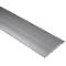 Grey threshold strip with a ridged surface, slightly curved. The background is white.