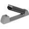 Gray angled holder with black cylindrical element, presumably a smartphone holder.