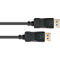 Câble DisplayPort 2.0 Good Connections, jusqu'à 8K, jusqu'à 54 Gbit/s, fils de cuivre, protection contre le verrouillage, longueur 2 m, noir
