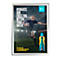 Cadre alu pliable, A1, en onglet, avec film anti-reflet, anodisé argenté, L 624 x P 25 x H 871 mm