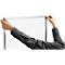 Cadre d'information Durable DURAFRAME® Poster, format A1 vertical/transversal, pour 2 posters, autocollant, cadre magnétique rabattable, L 639 x P 28 x H 886 mm, PET, argenté