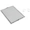 Cadre Lanterne - aluminium - format portrait - étanche- pour format A1 – gris argenté