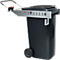 Cadre pour conteneur à déchets Carrier Pick Up Flora, poignée et portes-outils, 240 L tonnes