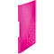 Cahier à pochettes plastiques Active Wow LEITZ, pour format A4, 20 pochettes, rose