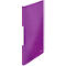 Cahier à pochettes plastiques Active Wow LEITZ, pour format A4, 20 pochettes, violet