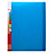Cahier à pochettes plastiques Easy, A4, KolmaFlex, 20 pochettes, bleu