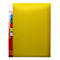 Cahier à pochettes plastiques Easy, A4, KolmaFlex, 20 pochettes, jaune
