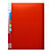 Cahier à pochettes plastiques Easy, A4, KolmaFlex, 20 pochettes, rouge