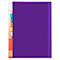Cahier à pochettes plastiques Easy, A4, KolmaFlex, 20 pochettes, violet