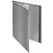 Cahier à pochettes plastiques FolderSys, pour format A4, 20 pochettes coin, gris