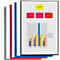 Cahier à pochettes plastiques FolderSys, pour format A4, 20 pochettes coin, noir