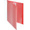 Cahier à pochettes plastiques FolderSys, pour format A4, 20 pochettes coin, rouge