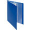 Cahier à pochettes plastiques PP FolderSys, pour format A4, 10 pochettes coin, bleu