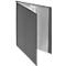 Cahier à pochettes plastiques PP FolderSys, pour format A4, 10 pochettes coin, gris