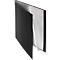 Cahier à pochettes plastiques PP FolderSys, pour format A4, 10 pochettes coin, noir
