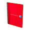 Cahier à spirale Office Oxford, format A5, quadrillé, pack de 5