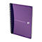 Cahier à spirales Oxford, format A5, 90 feuilles, quadrillé, 5 pièces
