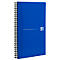 Cahier à spirales Oxford Office Essentials, format B5 à couverture souple, 90 g/m², 90 feuilles, SCRIBZEE®, quadrillage pointillé, 5 pièces