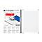 Cahier à spirales Oxford Office Essentials, format B5 à couverture souple, 90 g/m², 90 feuilles, SCRIBZEE®, quadrillé, 5 pièces