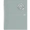 Cahier à spirales Oxford Origins, 70 feuilles, Optik Paper®, DIN A4+, quadrillé, double spirale, 90 g/m², gris clair