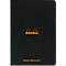 Cahier de notes Rhodia, 48 feuilles, DIN A4, 80g/m², certifié PEFC®, couverture souple, pointillé, noir
