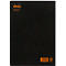 Cahier de notes Rhodia, 48 feuilles, DIN A4, 80g/m², certifié PEFC®, couverture souple, pointillé, noir