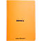Cahier de notes Rhodia, 48 feuilles, DIN A4, 80g/m², certifié PEFC®, couverture souple, pointillé, orange