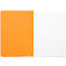 Cahier de notes Rhodia, 48 feuilles, DIN A5, 80g/m², certifié PEFC®, couverture souple, ligné, orange