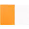 Cahier de notes Rhodia, 48 feuilles, DIN A5, 80g/m², certifié PEFC®, couverture souple, pointillés, orange