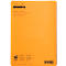 Cahier de notes Rhodia, 48 feuilles, DIN A5, 80g/m², certifié PEFC®, couverture souple, pointillés, orange