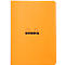 Cahier de notes Rhodia, 48 feuilles, DIN A5, 80g/m², certifié PEFC®, couverture souple, quadrillé, orange