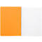 Cahier de notes Rhodia, 48 feuilles, DIN A5, 80g/m², certifié PEFC®, couverture souple, quadrillé, orange