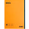 Cahier de notes Rhodia Composition Book, 80 feuilles, DIN A5, 80g/m², relié, ligné, avec marge, orange