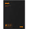 Cahier de notes Rhodia Composition Book, 80 feuilles, DIN B5, 80g/m², relié, ligné, avec marge, noir