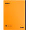 Cahier de notes Rhodia Composition Book, 80 feuilles, DIN B5, 80g/m², relié, ligné, avec marge, orange