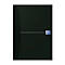 Cahier Office Oxford, relié, format A4, 96 pages quadrillées, lot de 5, noir