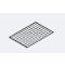 Vue de dessus d'une grille composée de lignes formant un motif rectangulaire. Les lignes sont noires et créent un motif carré.