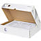 Caisse d'archives Easyboxx 80 Leitz®, format A4, montage automatique, Couvercle, avec poignée encastrée et champs d'inscription, l. 80 mm, blanc, 25 p.