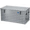 Caisse de transport Alutec, tôle d'aluminium à damier avec amortisseurs à gaz, 250 L