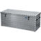 Caisse de transport Alutec, tôle d'aluminium à damier avec amortisseurs à gaz, 312 L