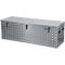 Caisse de transport Alutec, tôle d'aluminium à damier avec vérins pneumatiques, 375 L