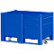Caisse-palette, avec 4 roulettes, construction fermée, 500 L