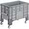 Caisse palette gerbable - mobile - polyéthylène - 285 L (livré sans couvercle)
