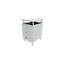 Caisson fixe ARLON OFFICE, avec plateau de table, 3 tiroirs, l. 450 x P 600 x H 730 mm, verrouillable, gris clair