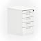 Caisson fixe NEVADA, l. 430 x P 600 x H 740 mm, blanc 