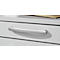 Caisson mobile 1233 - L 435 x P 765 x H 577 mm - 3 tiroirs + 1 tiroir à ustensiles - verrouillable - poignées rondes - gris clair - notre marque Schäfer Shop Select 