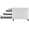 Caisson mobile 1233 - L 435 x P 765 x H 577 mm - 3 tiroirs + 1 tiroir à ustensiles - verrouillable - poignées rondes - gris clair - notre marque Schäfer Shop Select 
